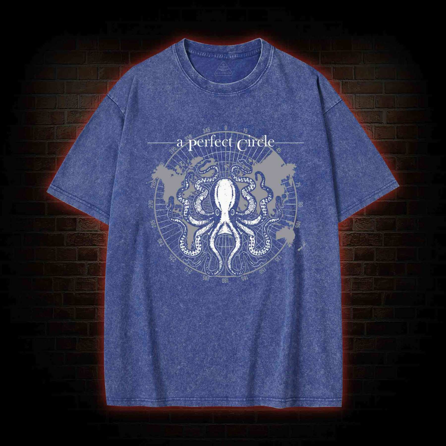 Octopus Perfect Circular Washed T-shirt