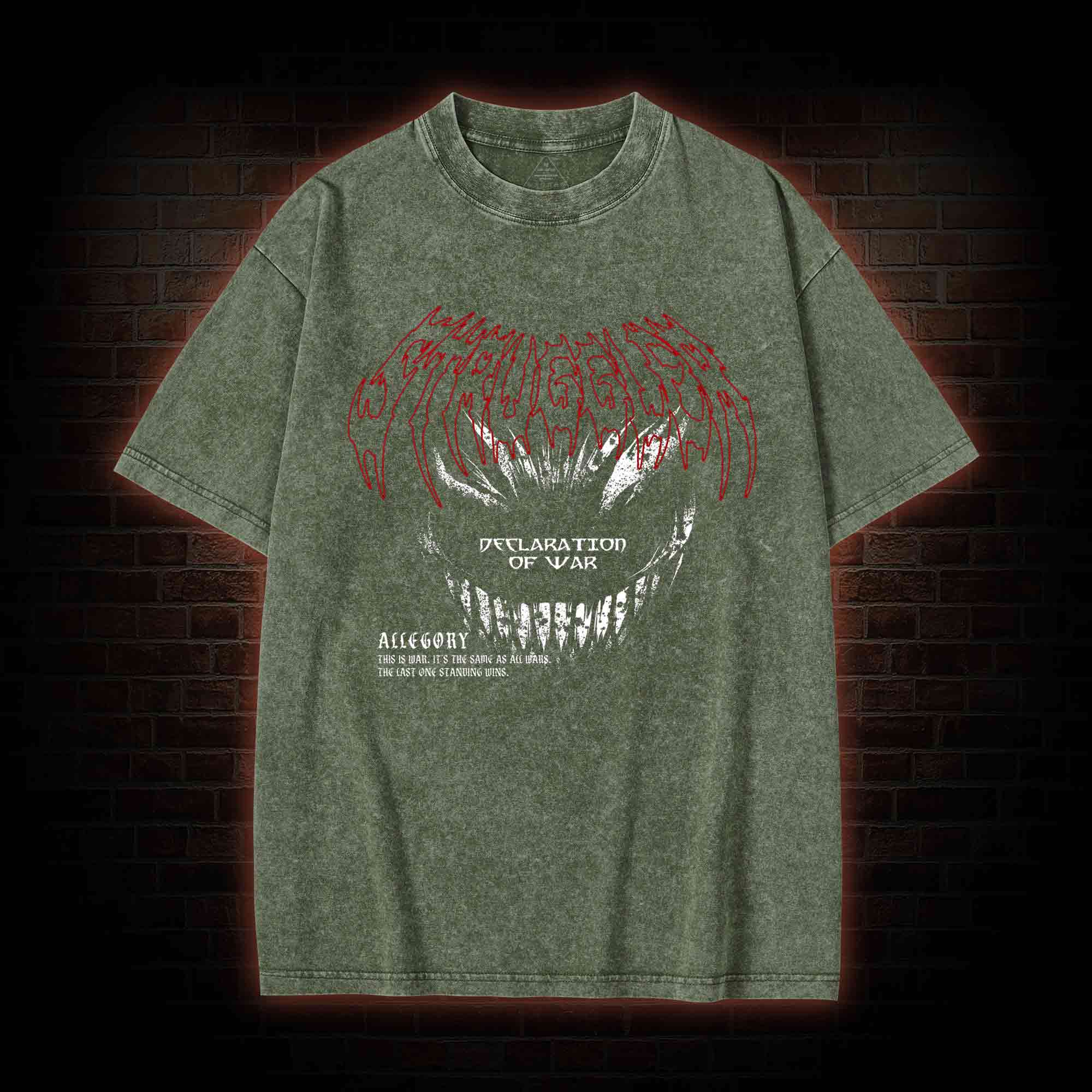 Declaration of War Washed T-shirt