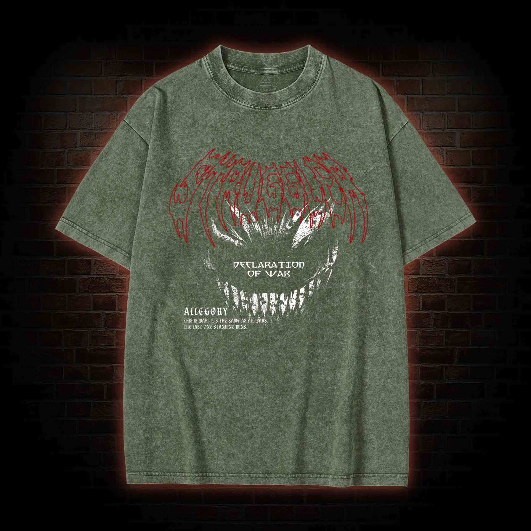 Declaration of War Washed T-shirt