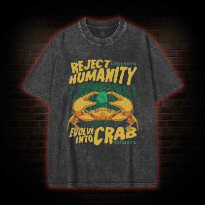 Reject Humanity Crab Washed T-shirt
