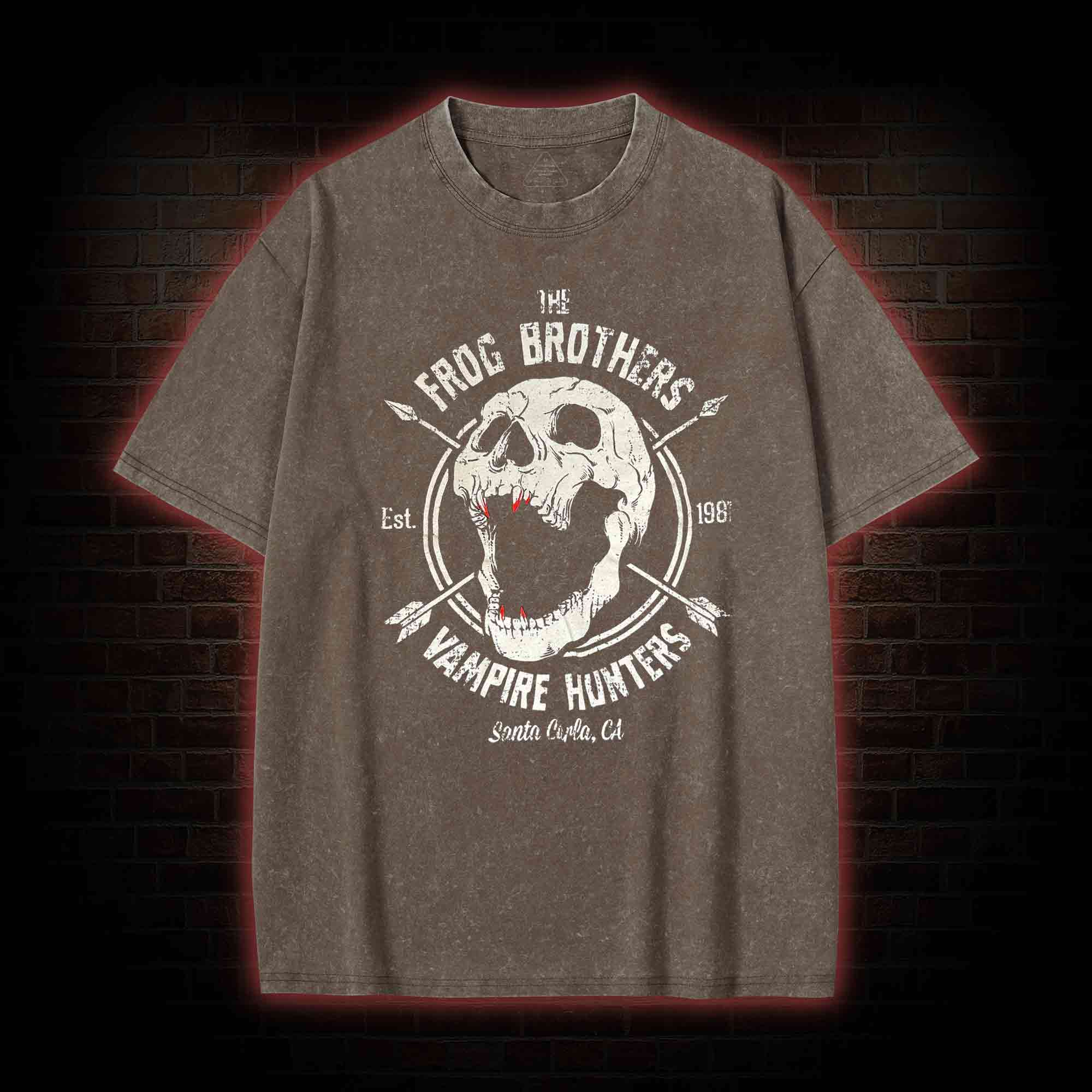 Vampire Hunters Washed T-shirt