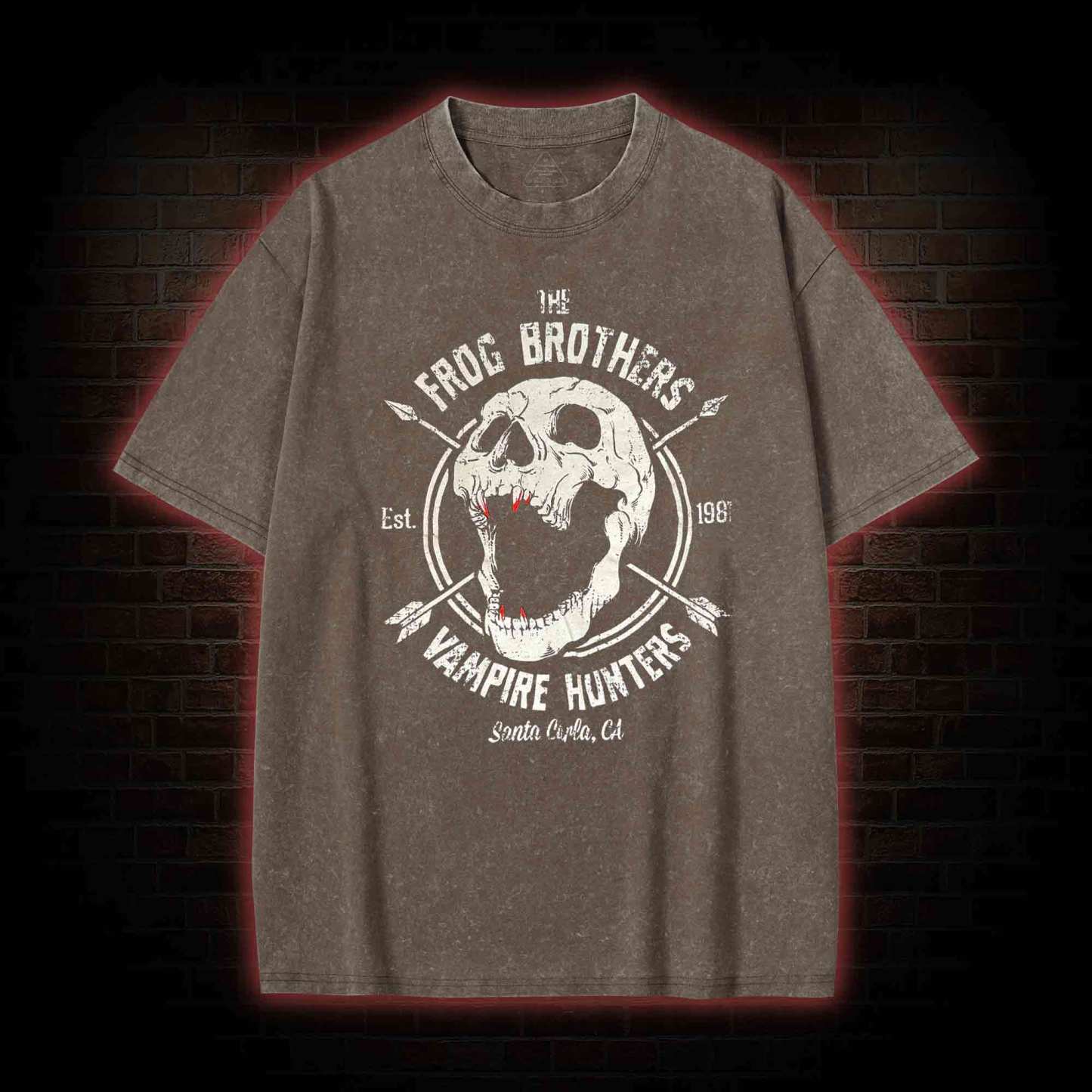 Vampire Hunters Washed T-shirt