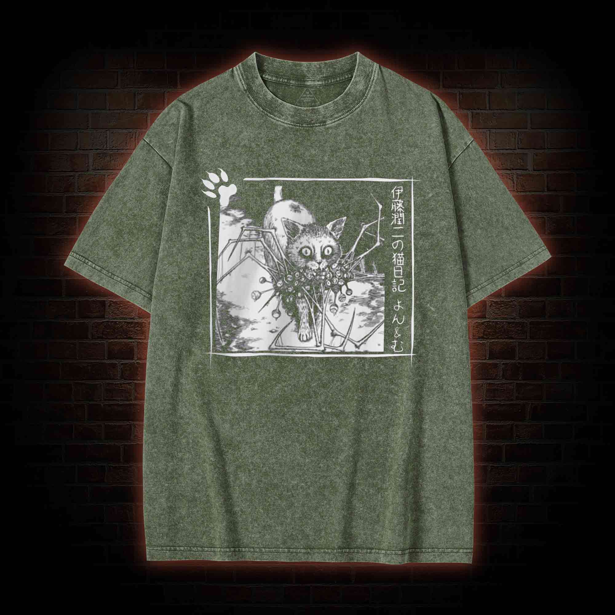 Creepy Eyes Washed T-shirt