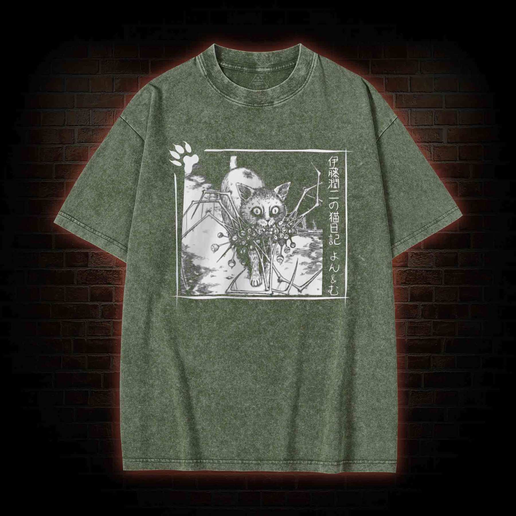 Creepy Eyes Washed T-shirt