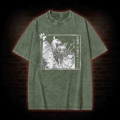 Creepy Eyes Washed T-shirt