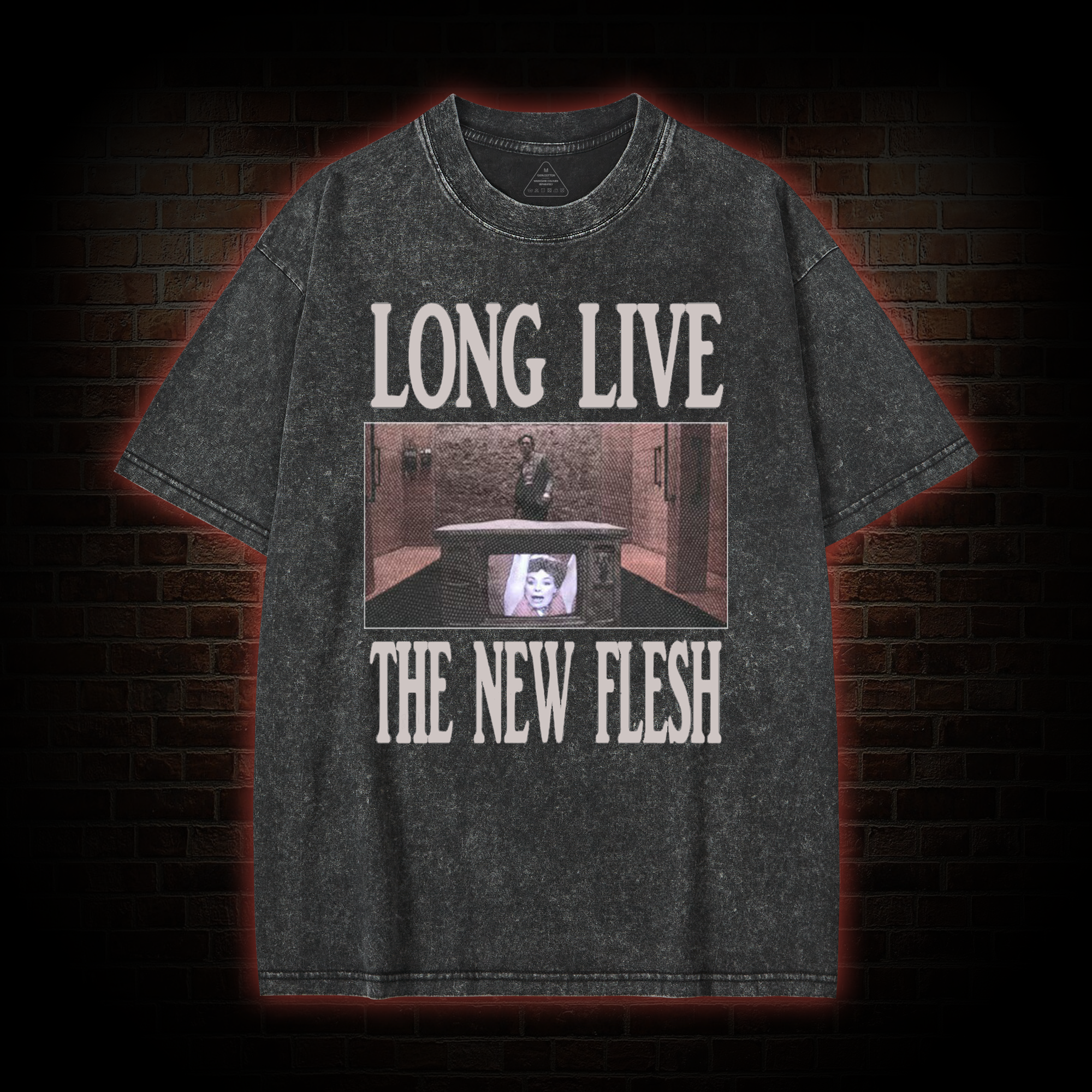 Body horror Washed T-shirt