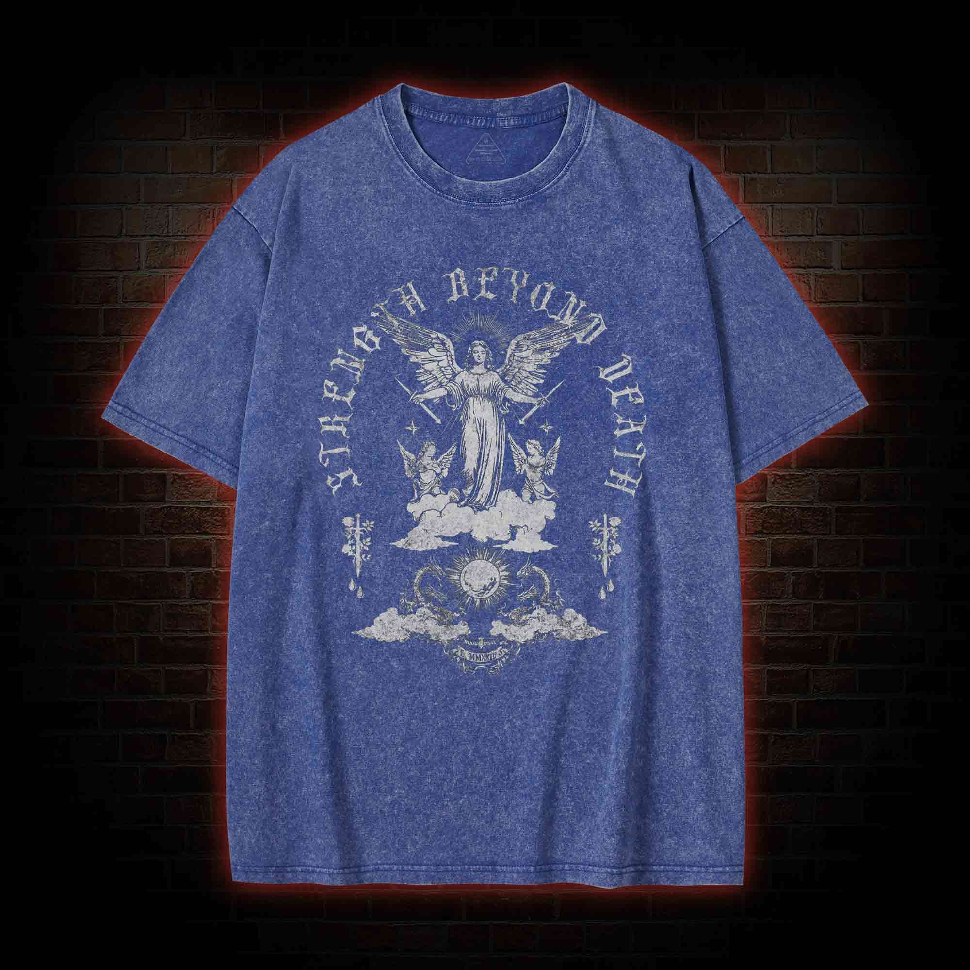 Strength Beyond Death Washed T-shirt