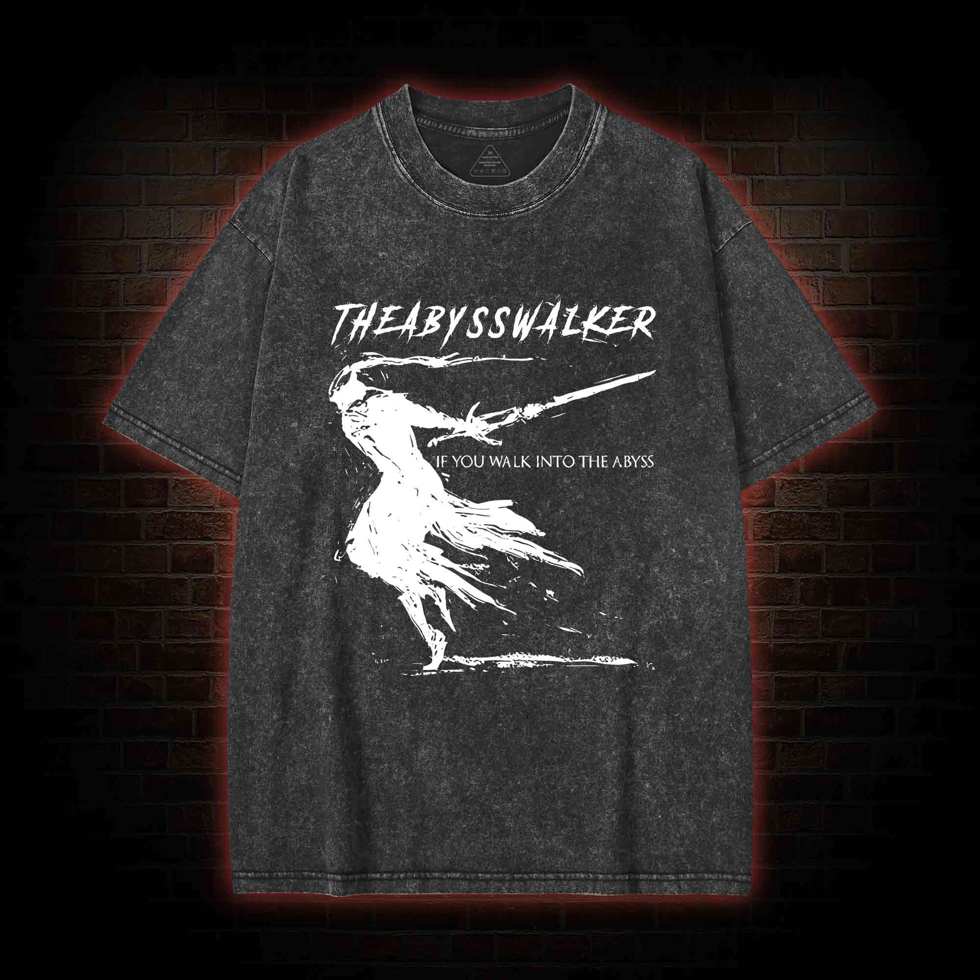 Walk into The Abyss Washed T-shirt