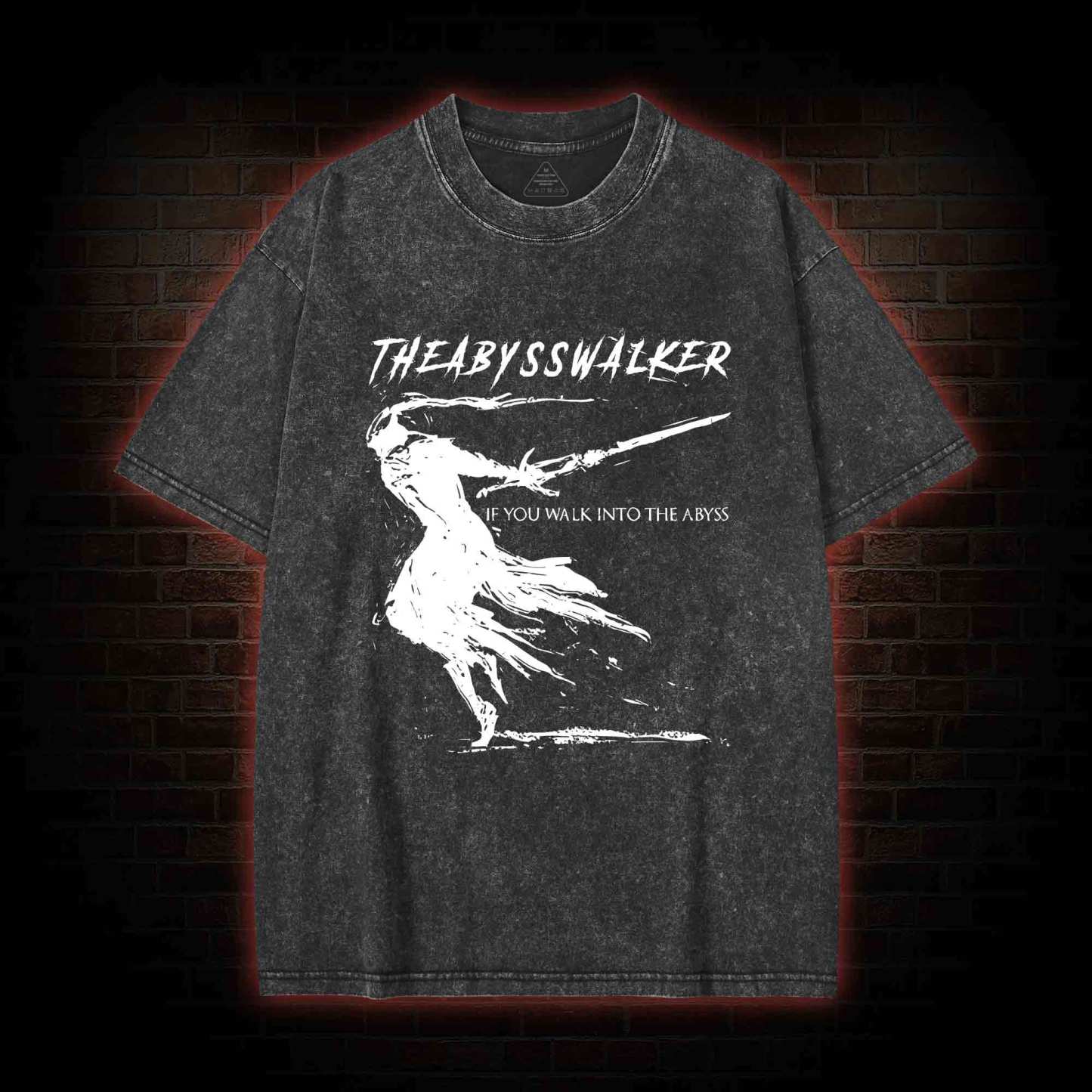 Walk into The Abyss Washed T-shirt