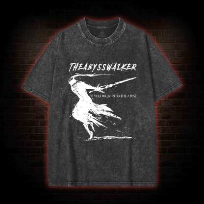 Walk into The Abyss Washed T-shirt