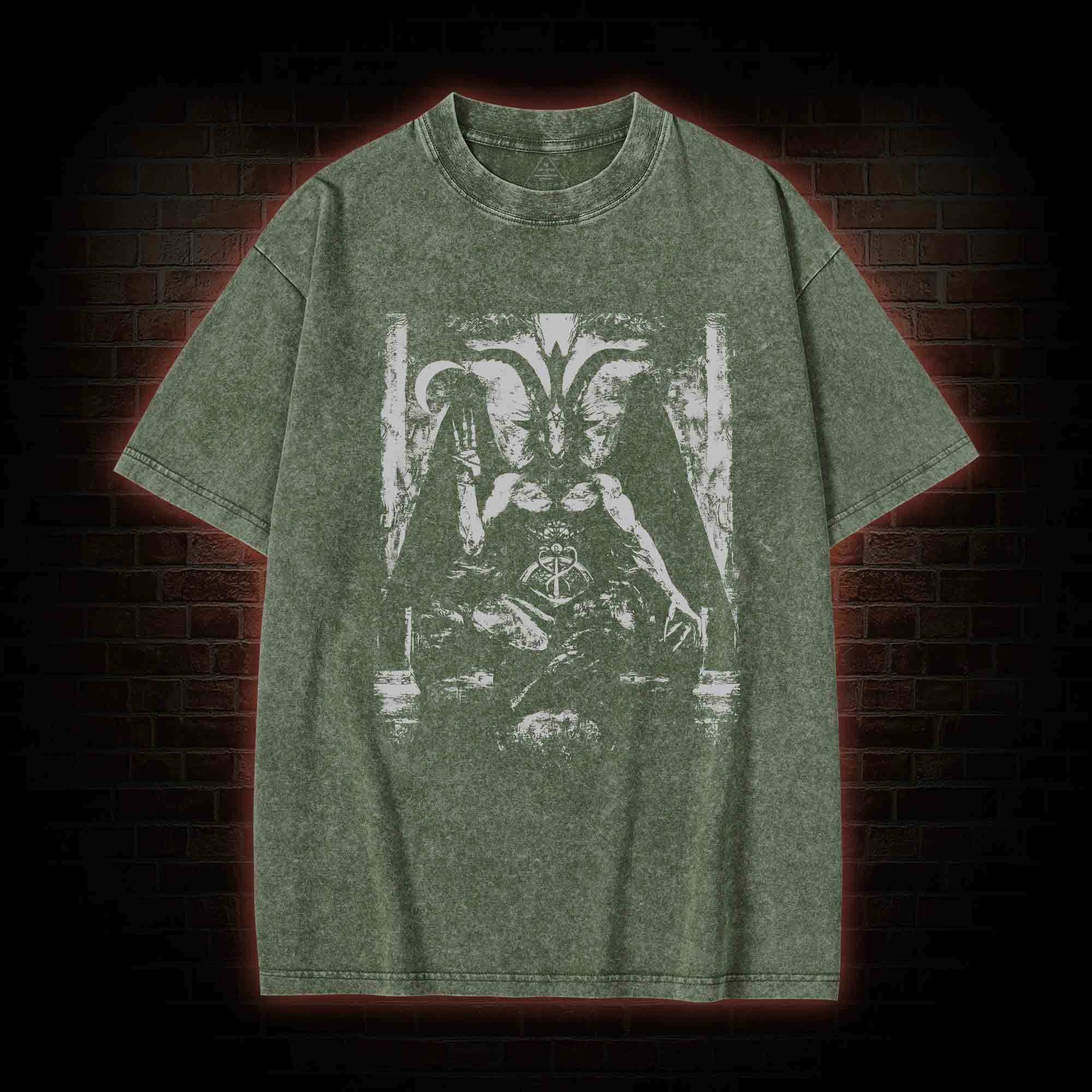 Demonic Goat Washed T-shirt