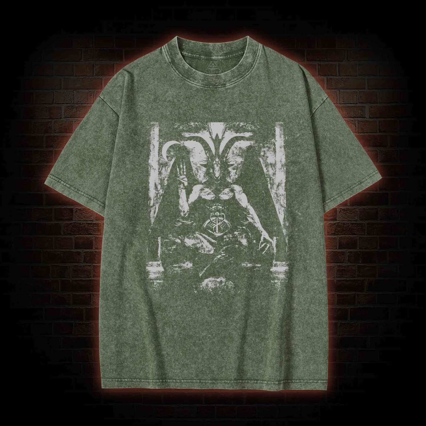 Demonic Goat Washed T-shirt