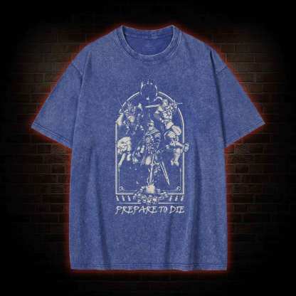 Prepare To Die Retro Washed T-shirt