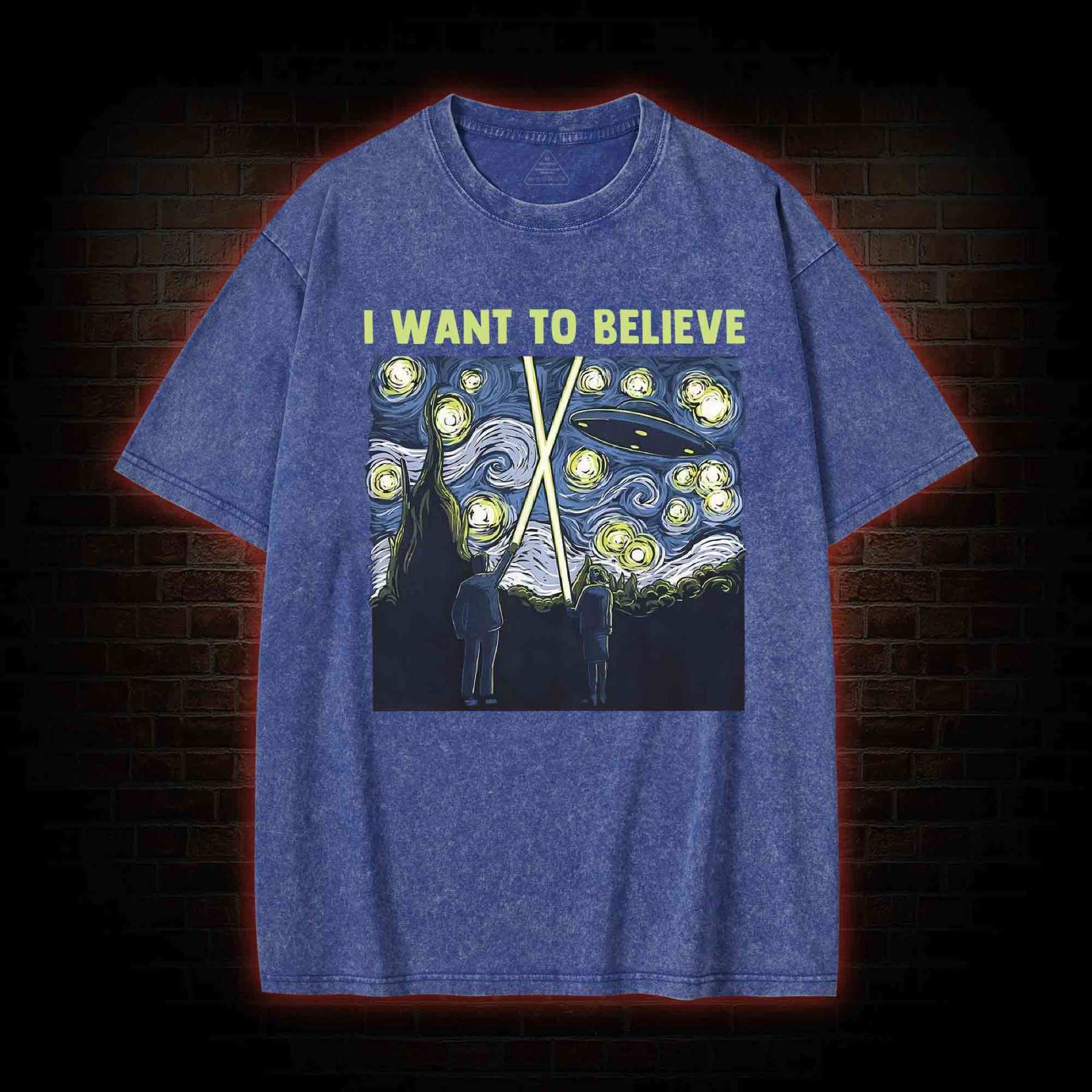 I Want to Believe Washed T-shirt