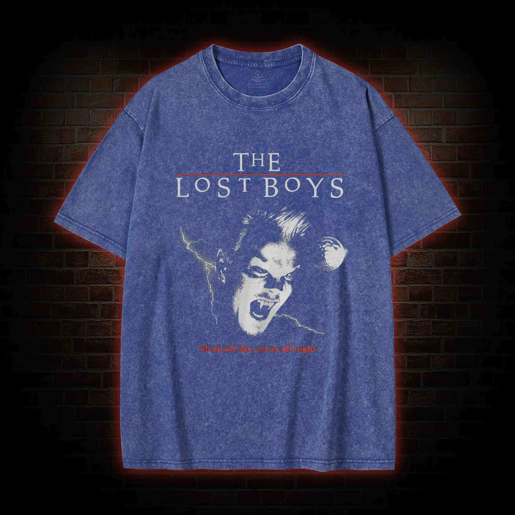 Sleep All Day Party All Night Washed T-shirt