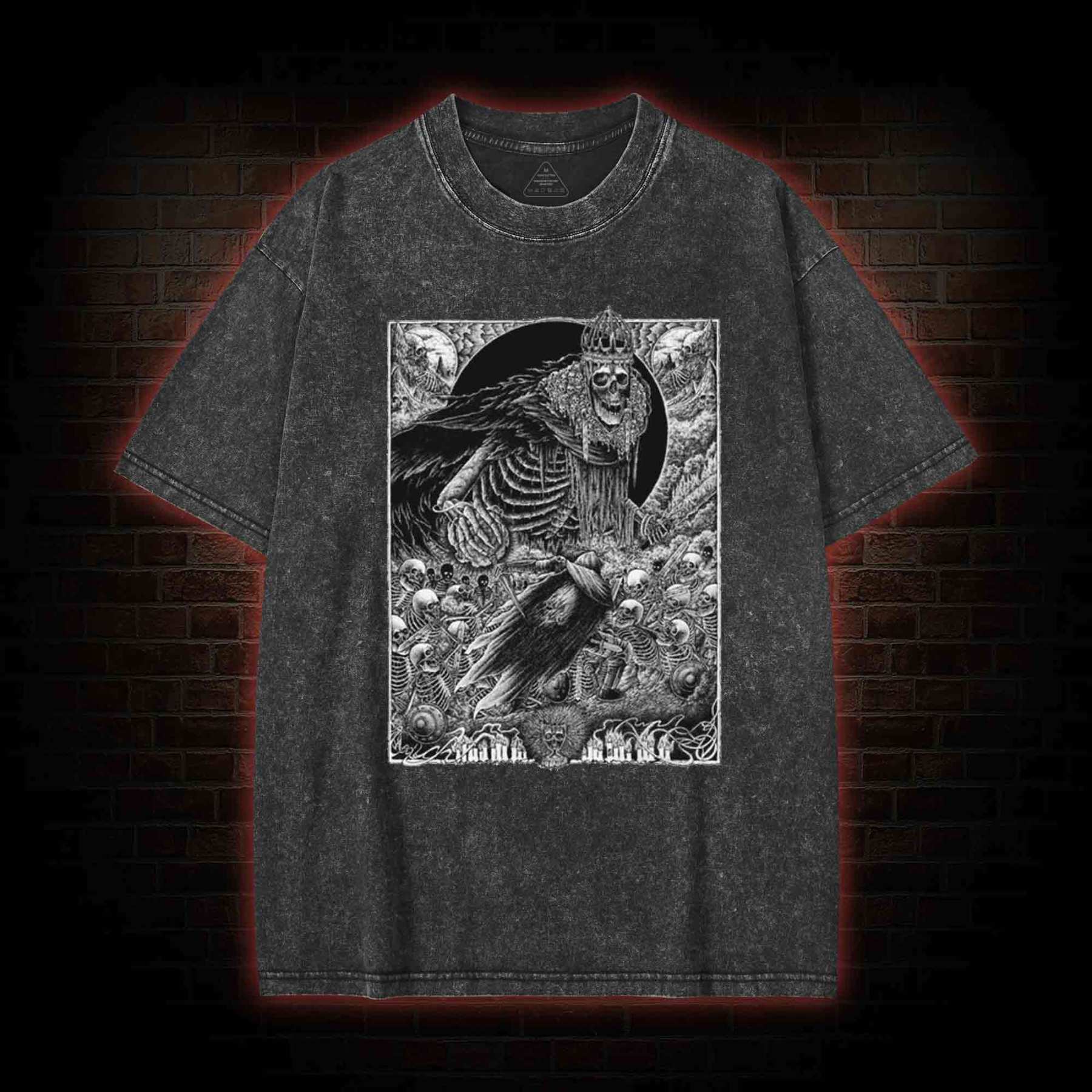 Into Darkness Washed T-shirt