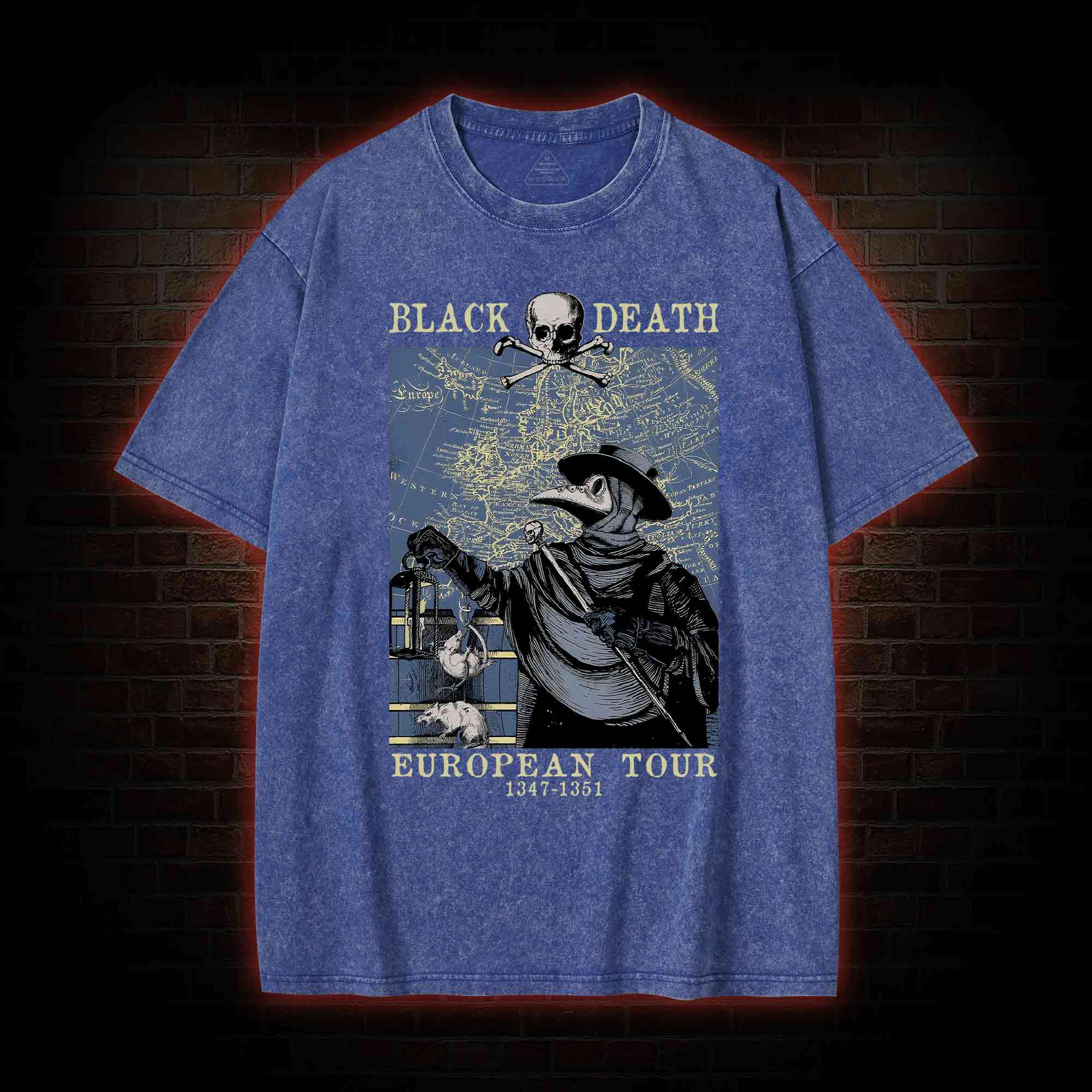 European Tour 1347-1351 Washed T-shirt