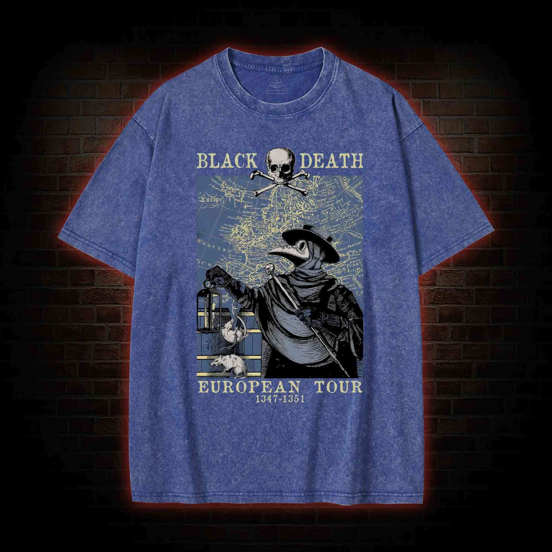 European Tour 1347-1351 Washed T-shirt