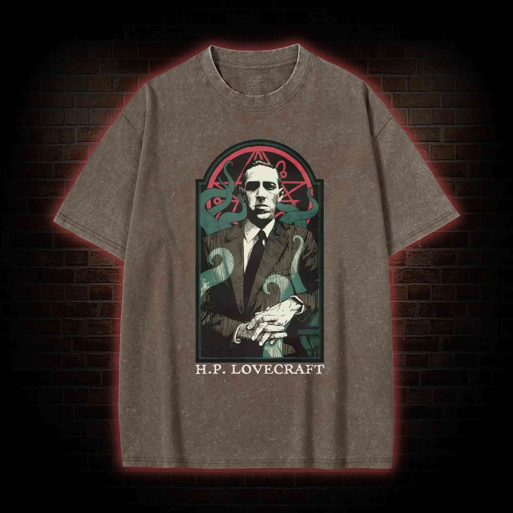 Lovecraft Cthulhu Washed T-shirt