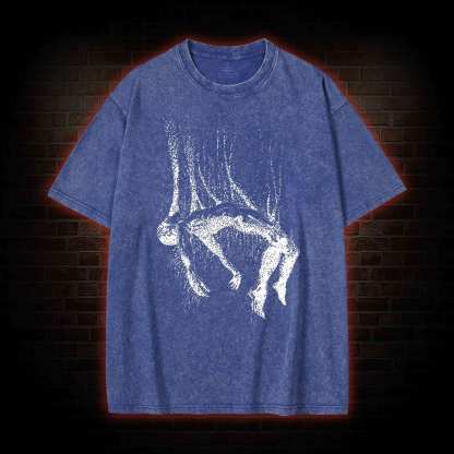Body Falling From Sky Washed T-shirt