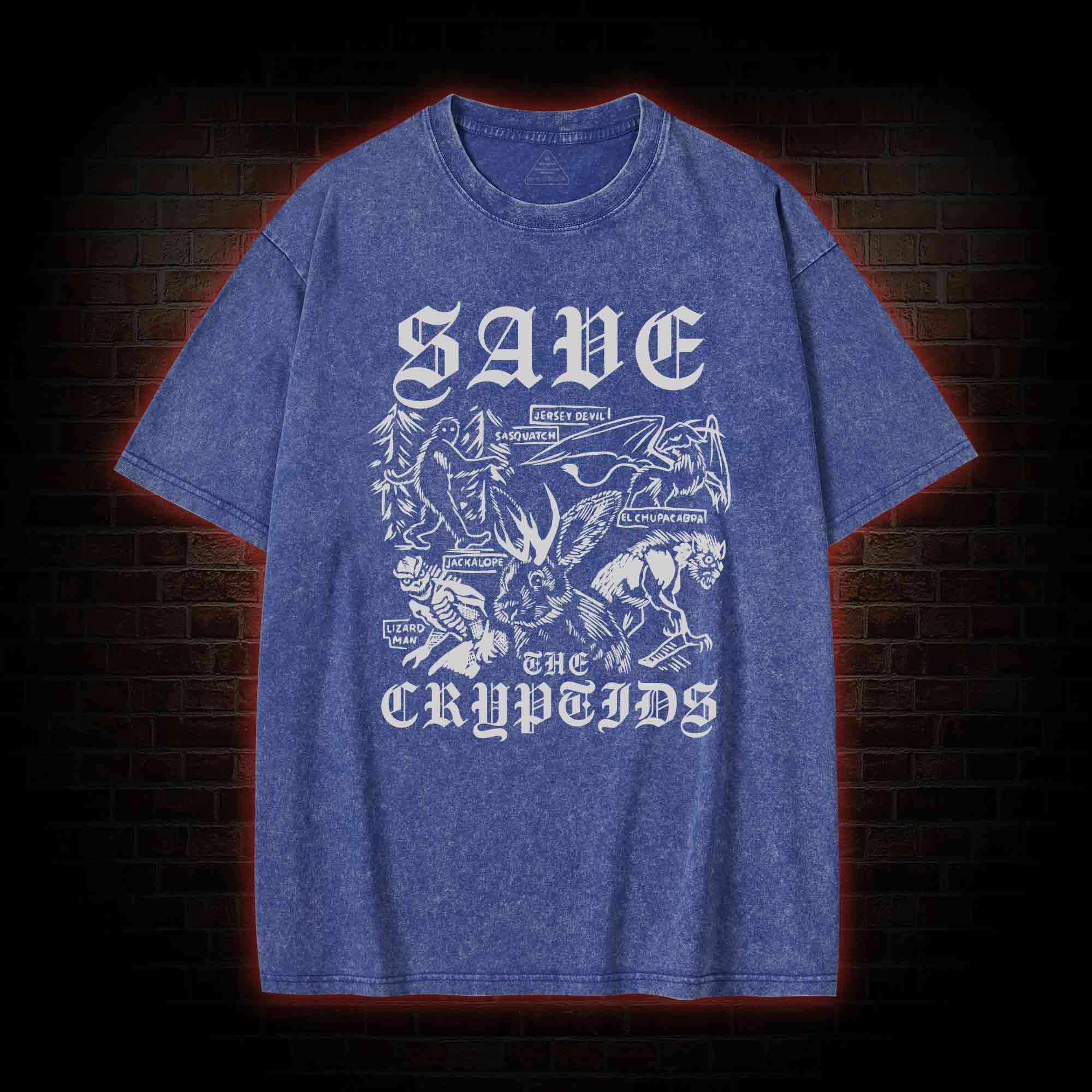 Save the Cryptids Washed T-shirt