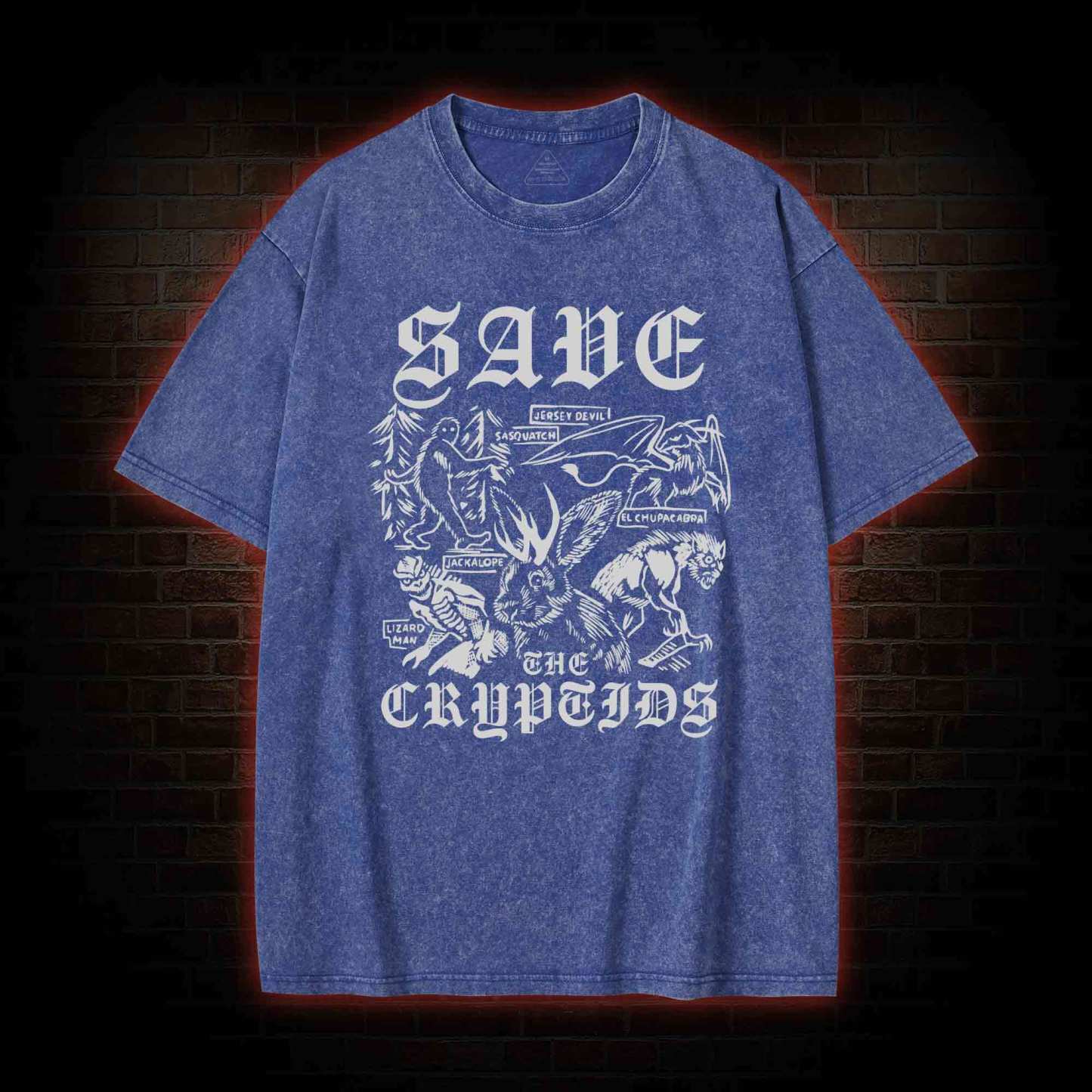 Save the Cryptids Washed T-shirt