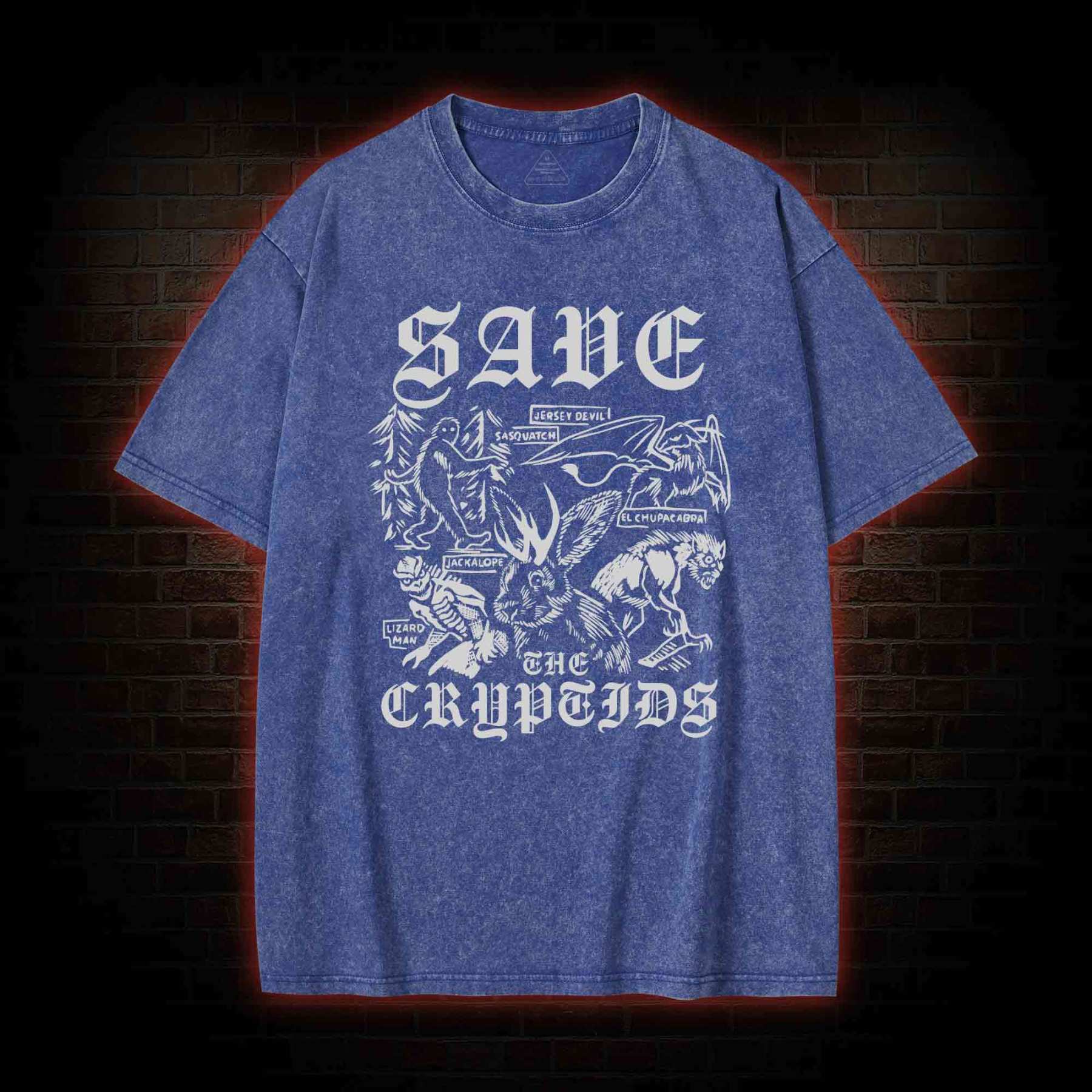 Save the Cryptids Washed T-shirt