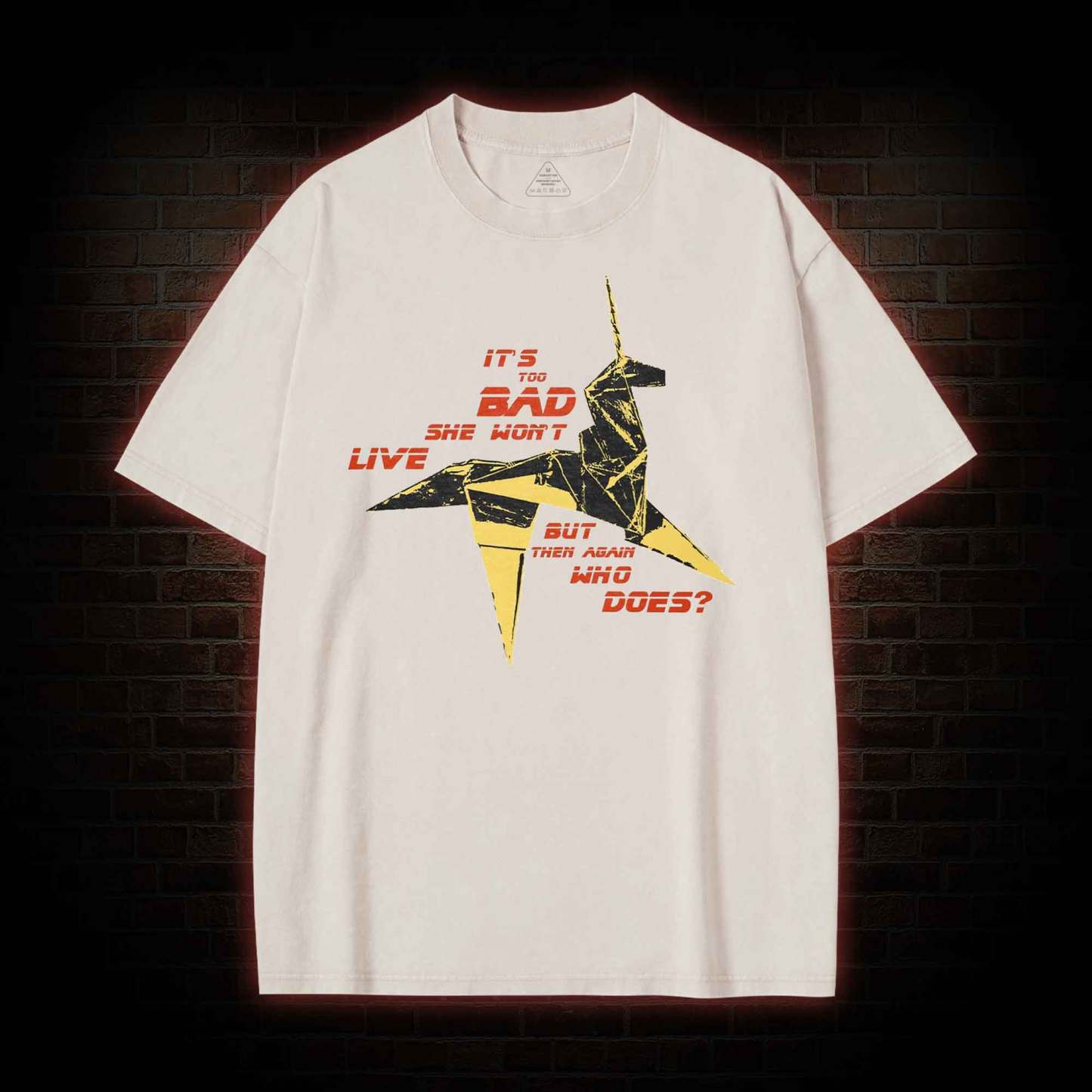 Retro Blade Runner Washed T-shirt