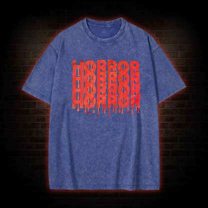 Horror Washed T-shirt