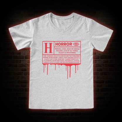 Horror Rating V-Neck Classic T-Shirt