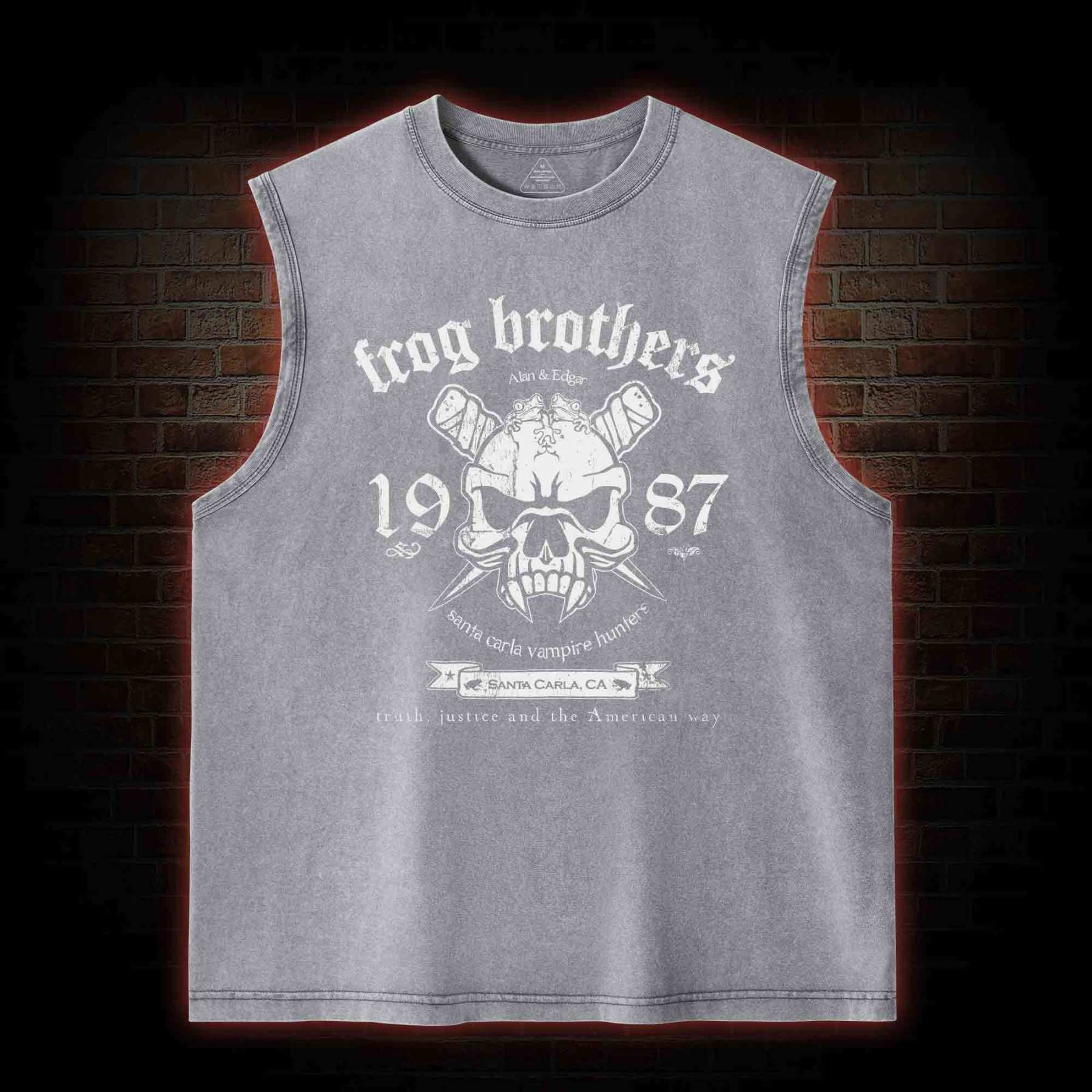 Frog Brothers Washed Tank Top