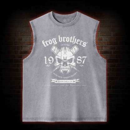 Frog Brothers Washed Tank Top
