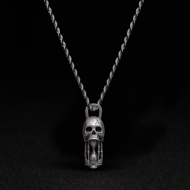 Hourglass of Death Sculptural Necklace