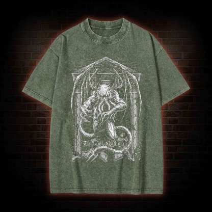The Call of Cthulhu Washed T-shirt