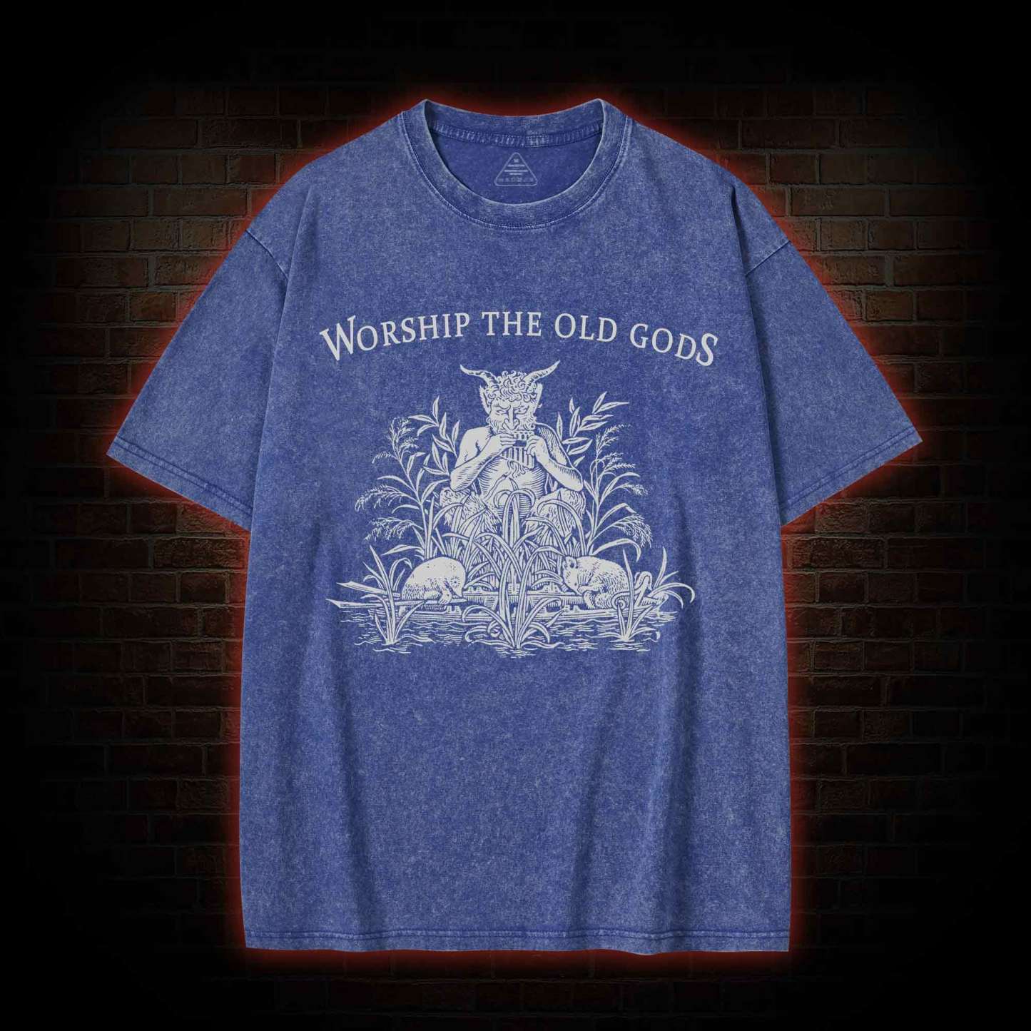 Worship The Old Gods Washed T-shirt