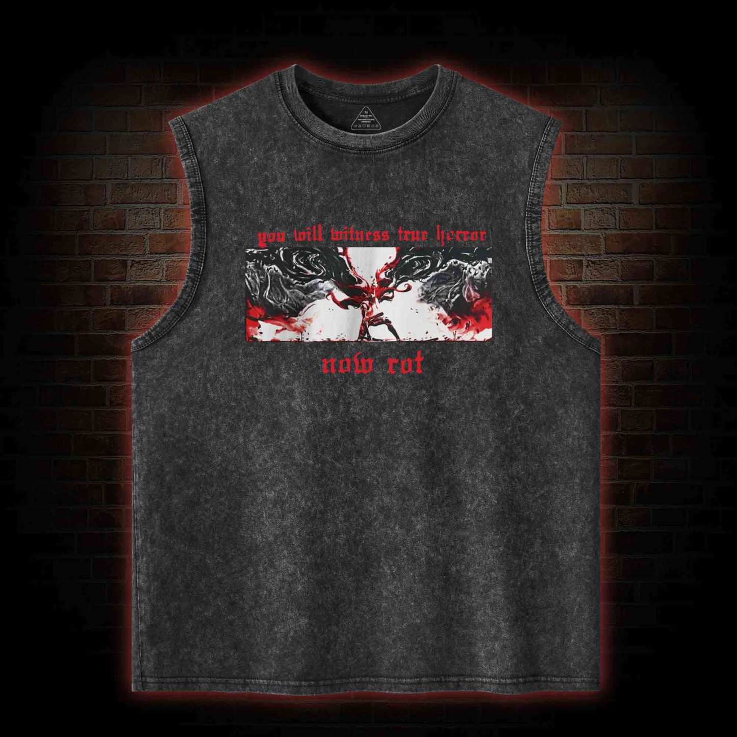 Put These Foolish Ambitions to Rest Washed Tank Top