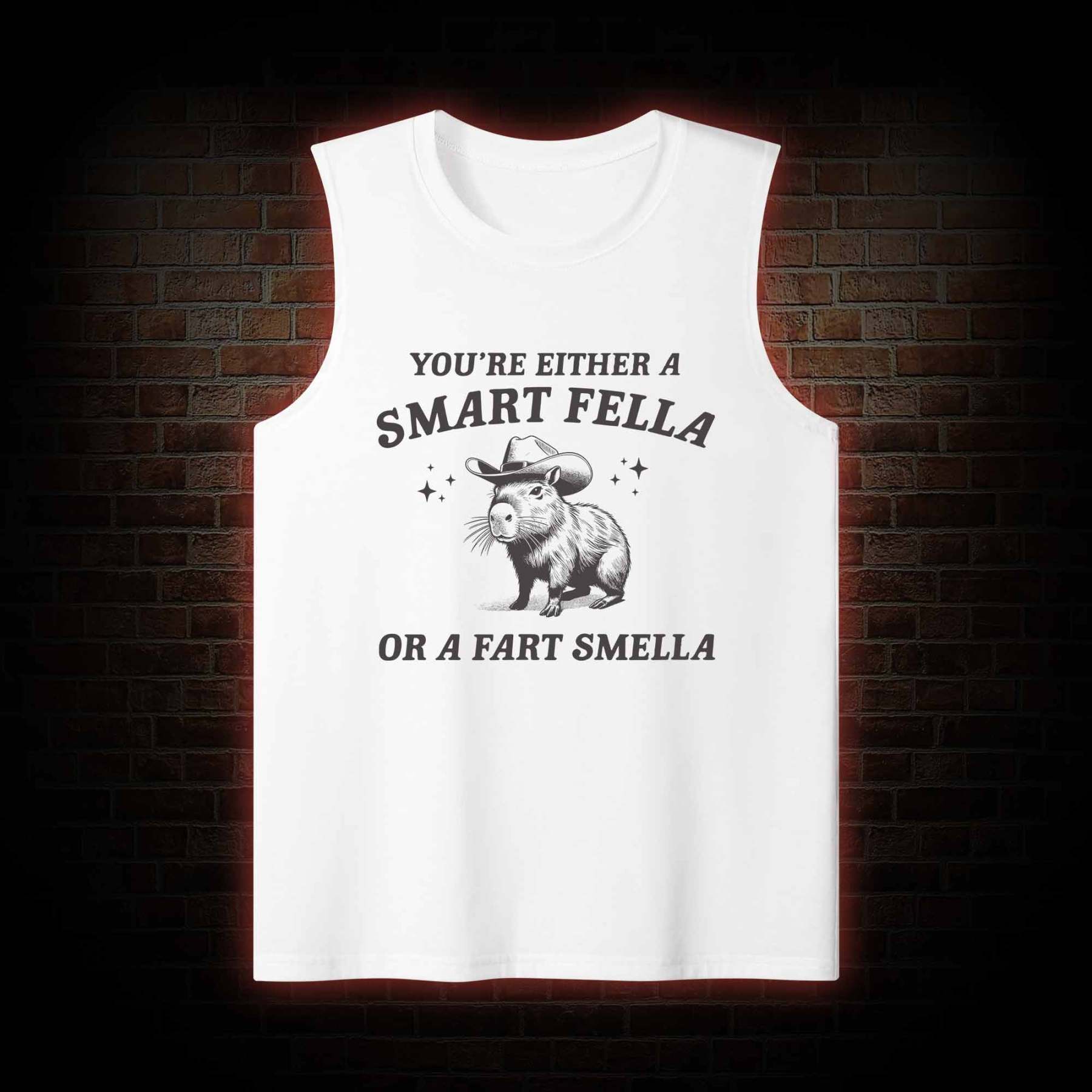 Smart Fella Or Fart Smella Tank Top