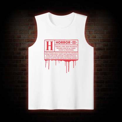 Horror Rating Tank Top