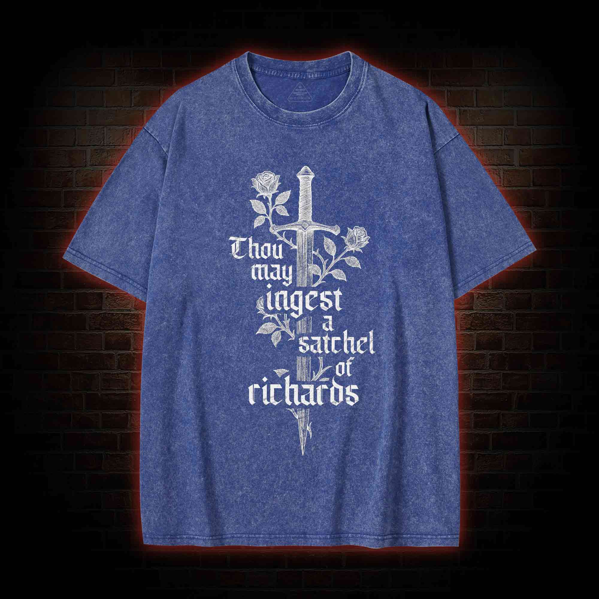 Thou May Ingest A Satchel of Richards Washed T-shirt