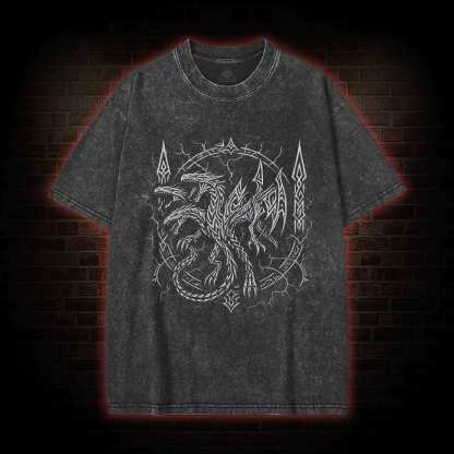 Evil Dragon Washed T-shirt