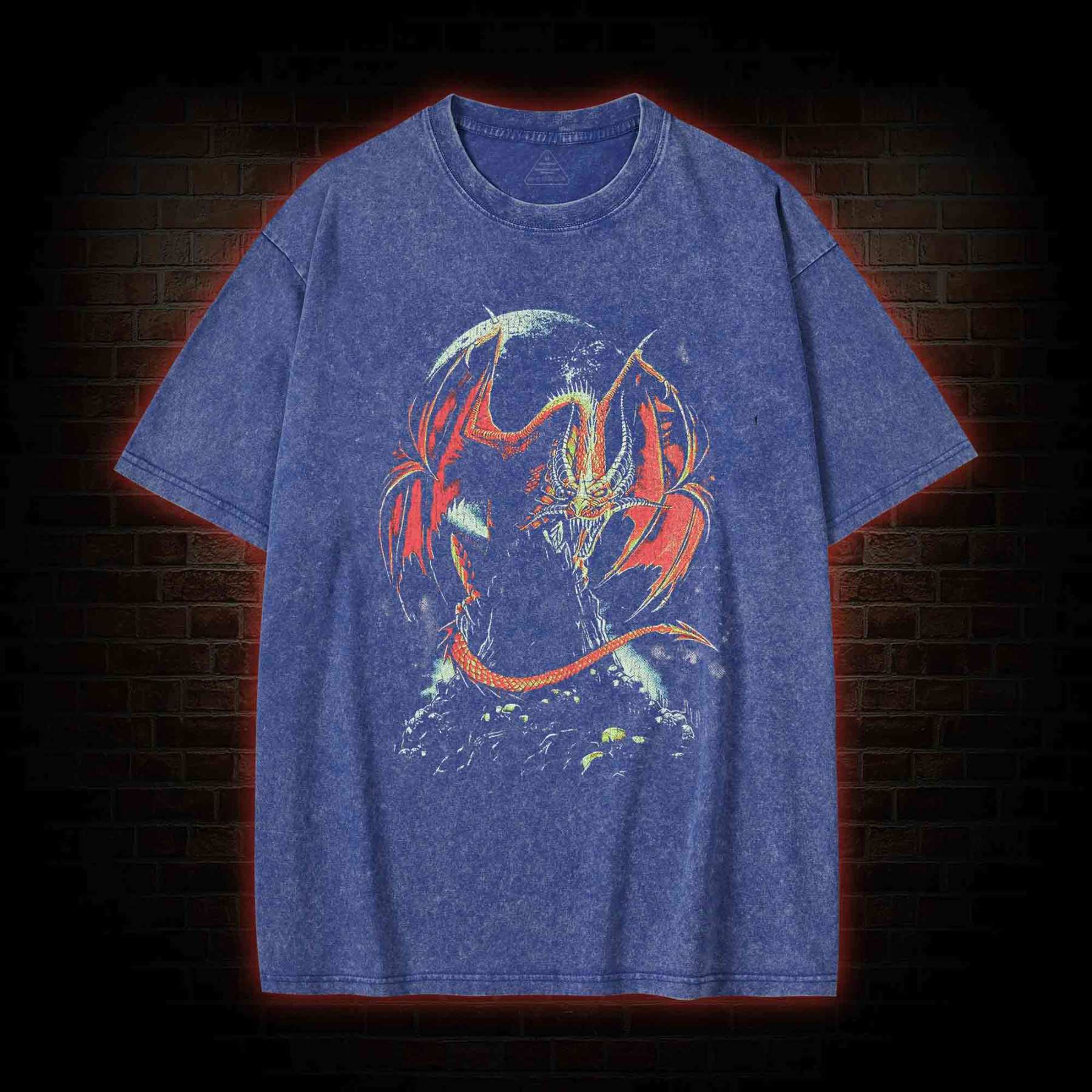 Medieval Dragon Washed T-shirt