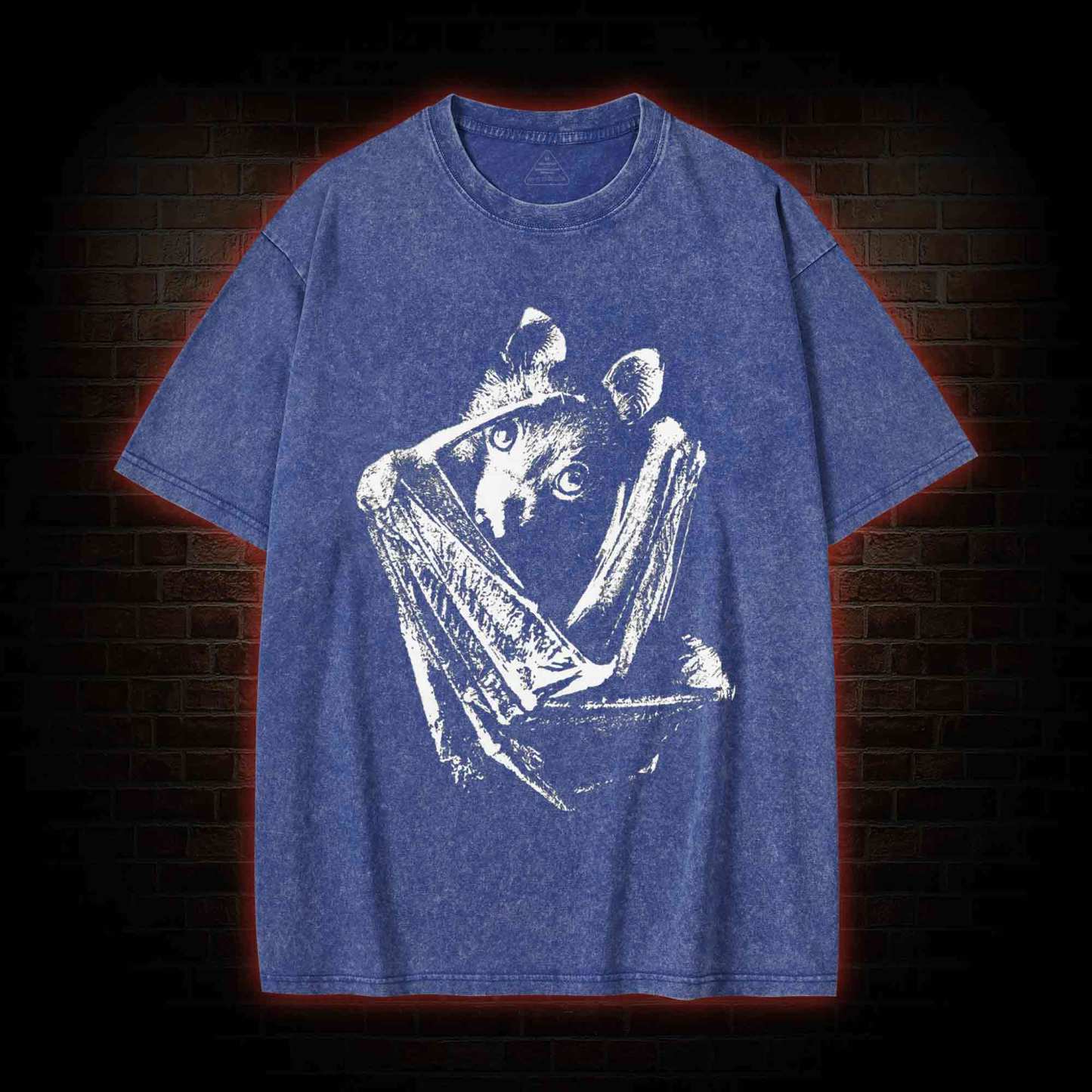 Bat Vampire Washed T-shirt