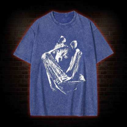 Bat Vampire Washed T-shirt
