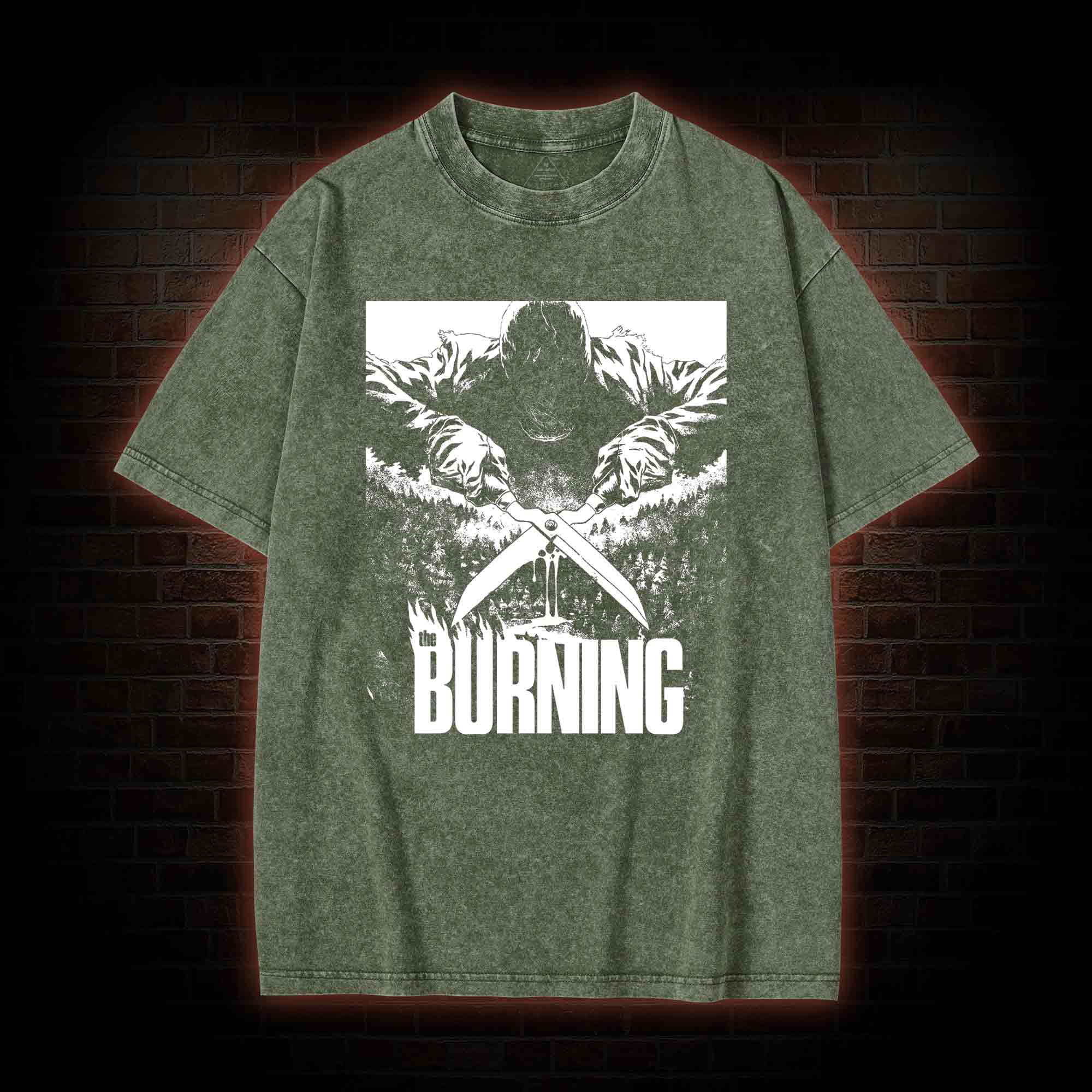 The Burning Washed T-shirt