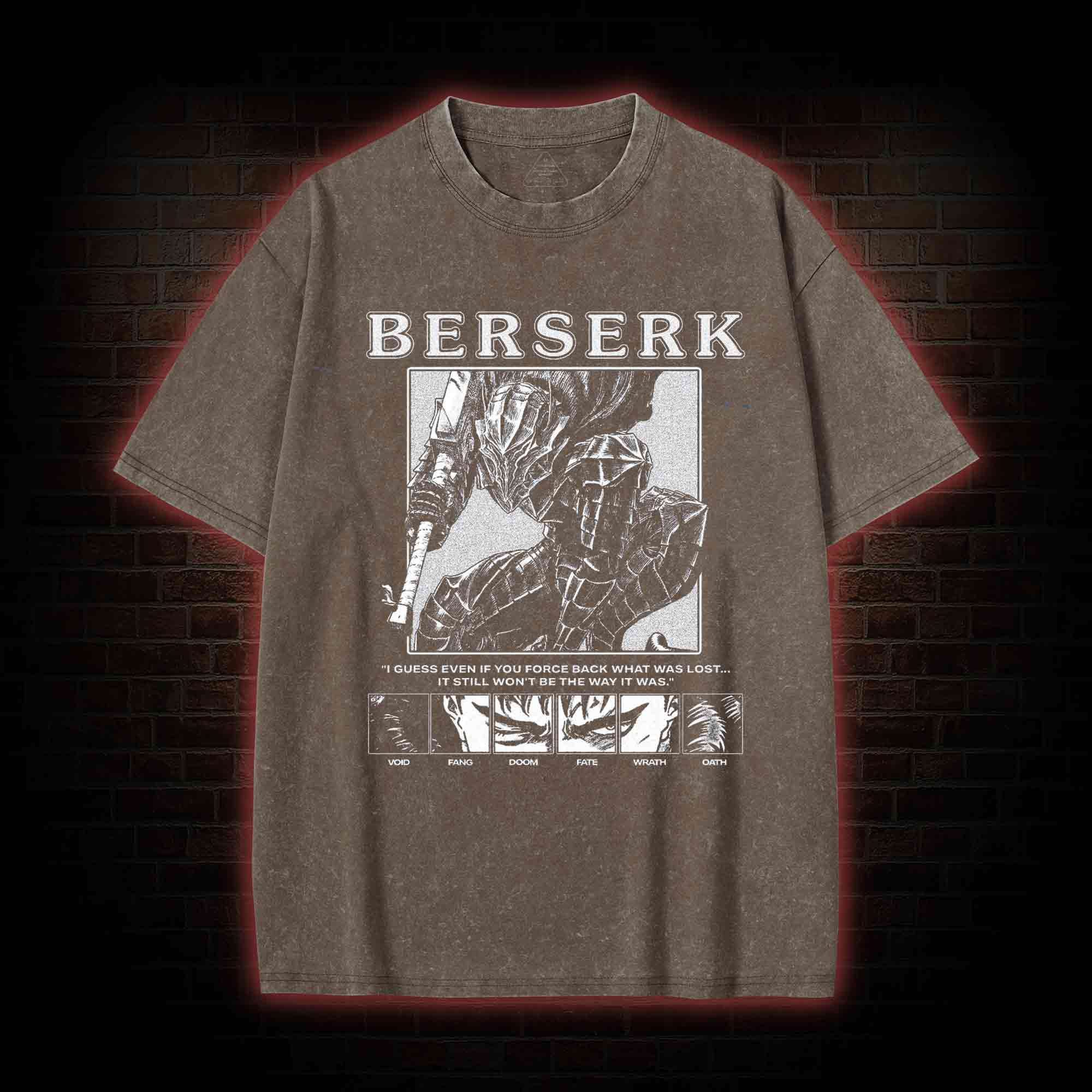 There's no Fighting Just to Die Washed T-shirt