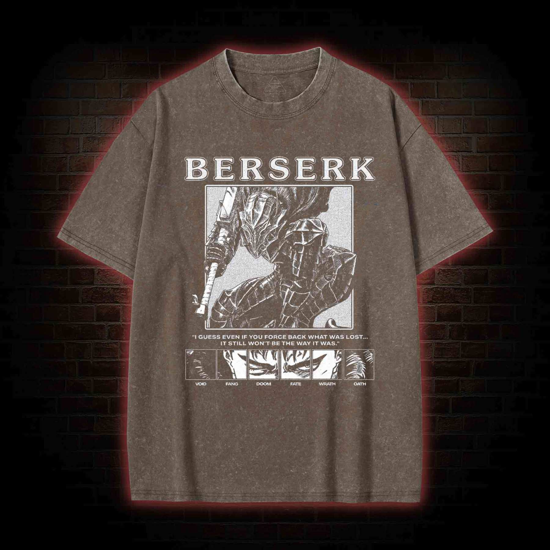 There's no Fighting Just to Die Washed T-shirt