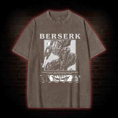 There's no Fighting Just to Die Washed T-shirt