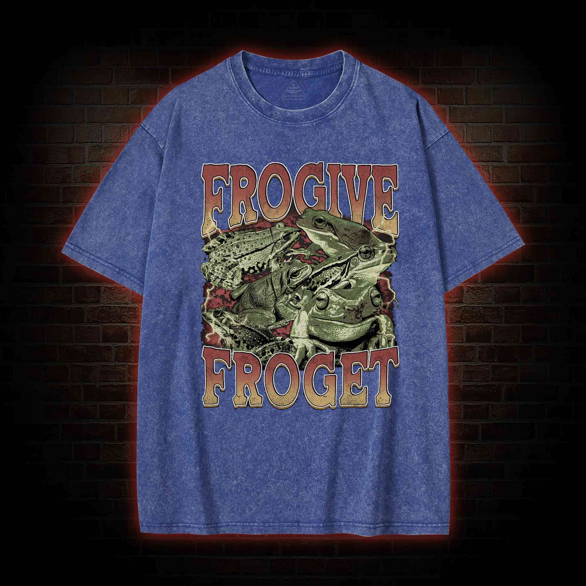 Frogive Froget Washed T-shirt