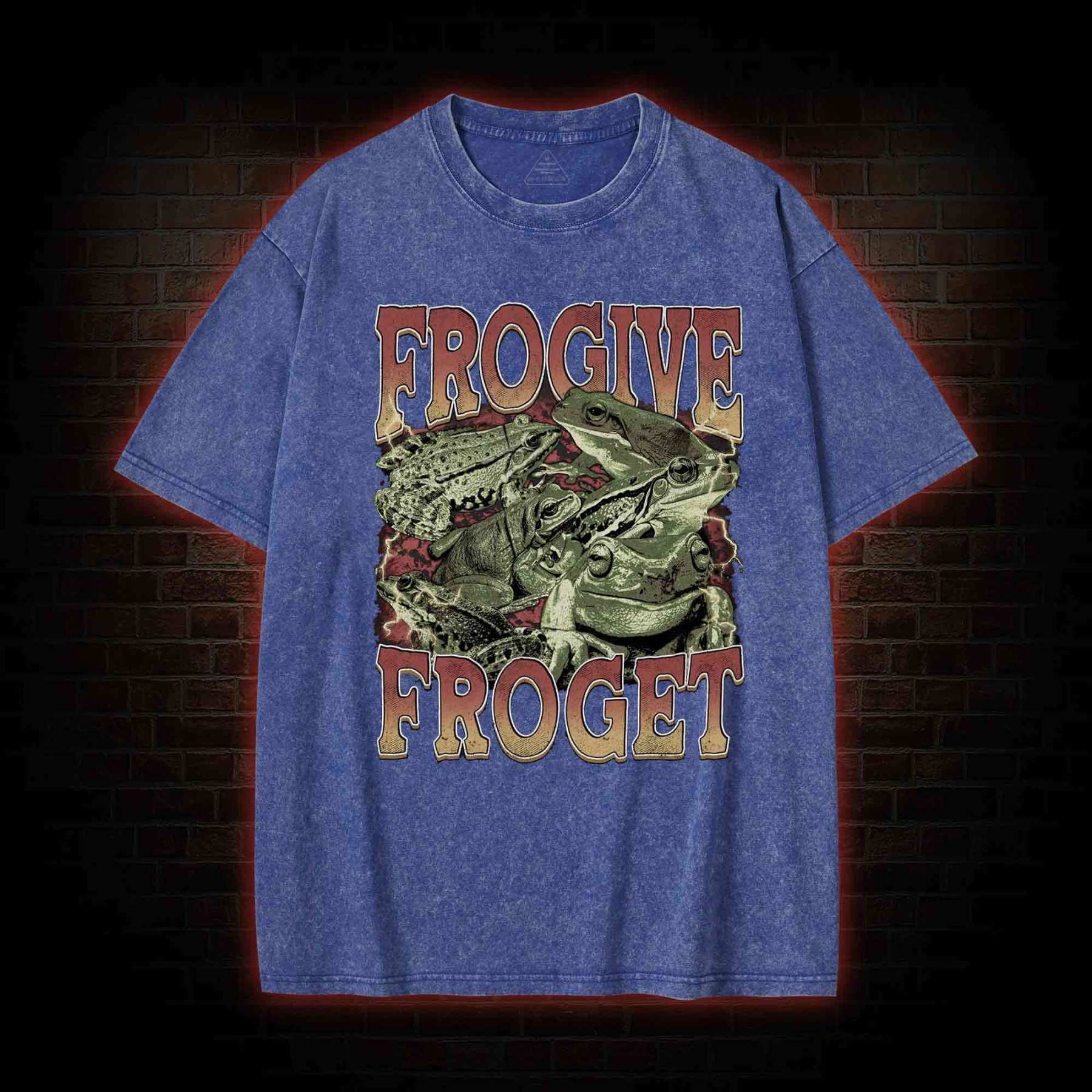 Frogive Froget Washed T-shirt