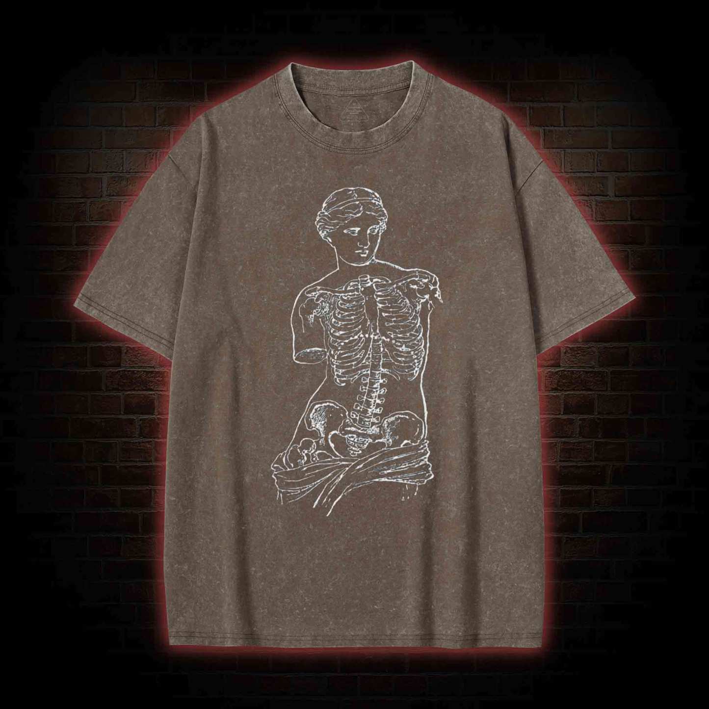 Anatomical Skeleton Washed T-shirt